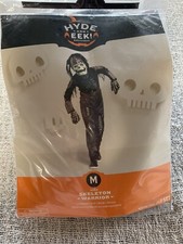 Hyde Eek Kids' Skeleton Warrior Halloween Costume Jumpsuit Medium 8-10