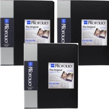 3 Pack Itoya 5x 7 Art Profolio Storage Display Album, Holds 48 Photos, IA-12