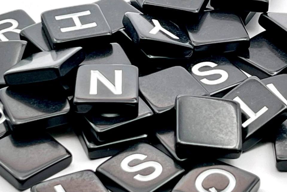 Bananagrams вечеринка черная буква плитка отдельная игра замена рукоделие вы выбираете - Изображение 2 из 4