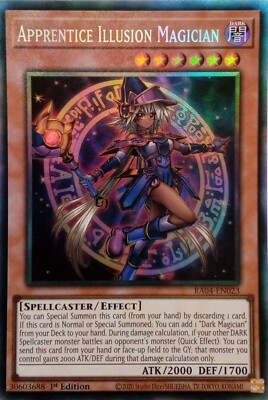RA04-DE023 LEHRLING ILLUSION MAGIER COLLECTOR'S RARE 1.AUFLAGE YuGiOh KARTE