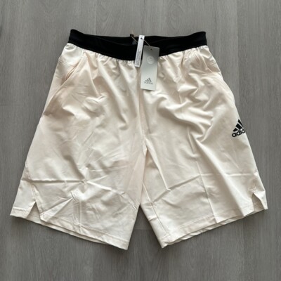 Men's Adidas Axis 9'' Woven Shorts Size Small Wonder White NEW