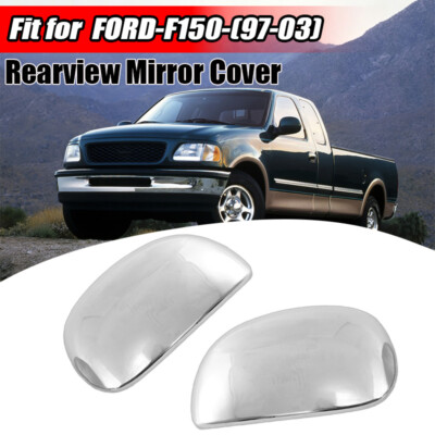 2008 Ford F150 Mirror Kool Vue Driver & Passenger Side Power Non-Heated Mirrors For Ford F-150 1998-2001 Paintable Standard & Extended Cabs Only 2013 F150 Mirror