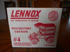 1989 ERTL 1:25th LENNOX 1905 Ford Delivery Car/Bank, 9323, Limited Edition, NIB