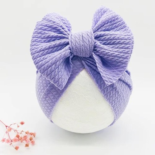 Knotted Hats for Baby Girl Beanie Bow Headband Infant Turban Newborn Head Access - Picture 36 of 40