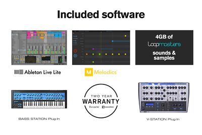 DTM・DAW NOVATION Launchpad Mini MK2 Novation LAUNCHPAD MINI MK2 MKII USB MIDI DJ Controller 64