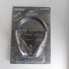 Vintage Topzone New Digital Stereo Headphones 14-TP30