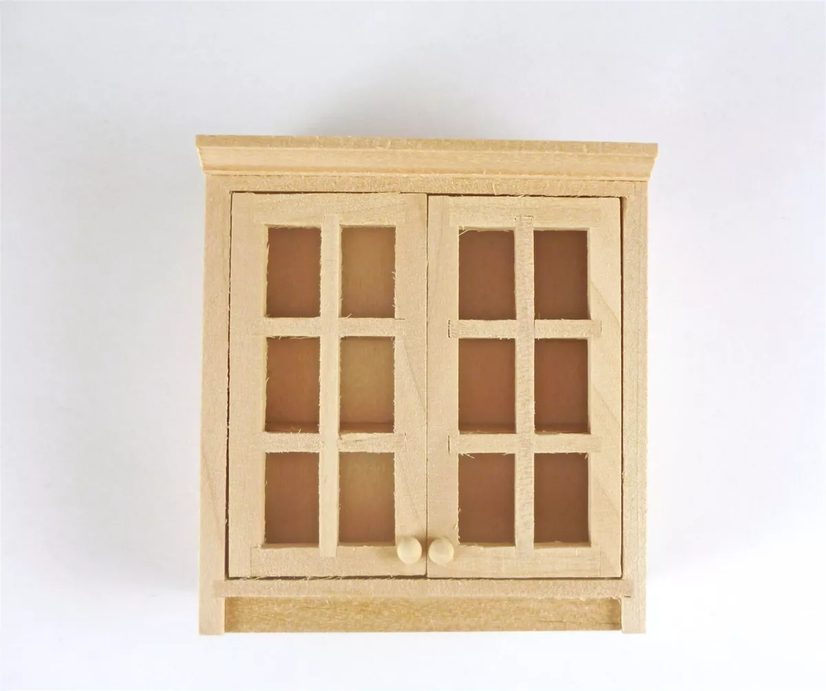 Unfinished dollhouse kitchen cabinets outlet