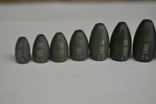 JIG SHACK TUNGSTEN WORM OR FLIPPING WEIGHTS! NEVER CHIP FINISH, ALABAMA OWNED 