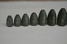 JIG SHACK TUNGSTEN WORM OR FLIPPING WEIGHTS! NEVER CHIP FINISH, ALABAMA OWNED 