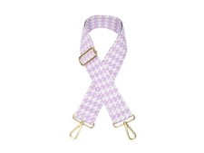 Lilac Dogtooth Bag Strap