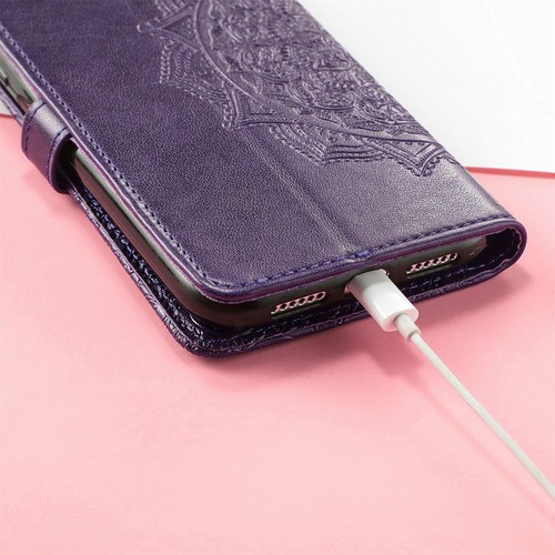 Luxury Totem Leather Wallet Cover Case For A14 A04E A15 A55 A34 A24 S22 S23 S24 - Picture 49 of 63
