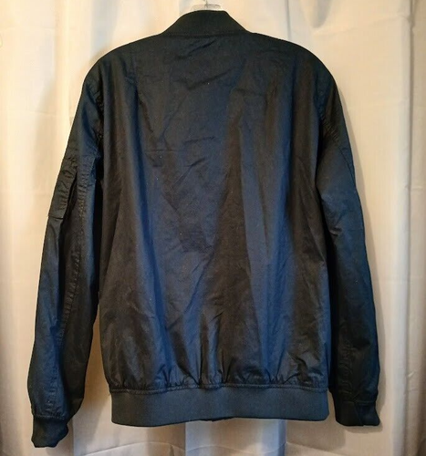 BUFFALO by DAVID BITTON Navy Blue Windbreaker Pilots Jacket womens M Full Zip up - Picture 5 of 7
