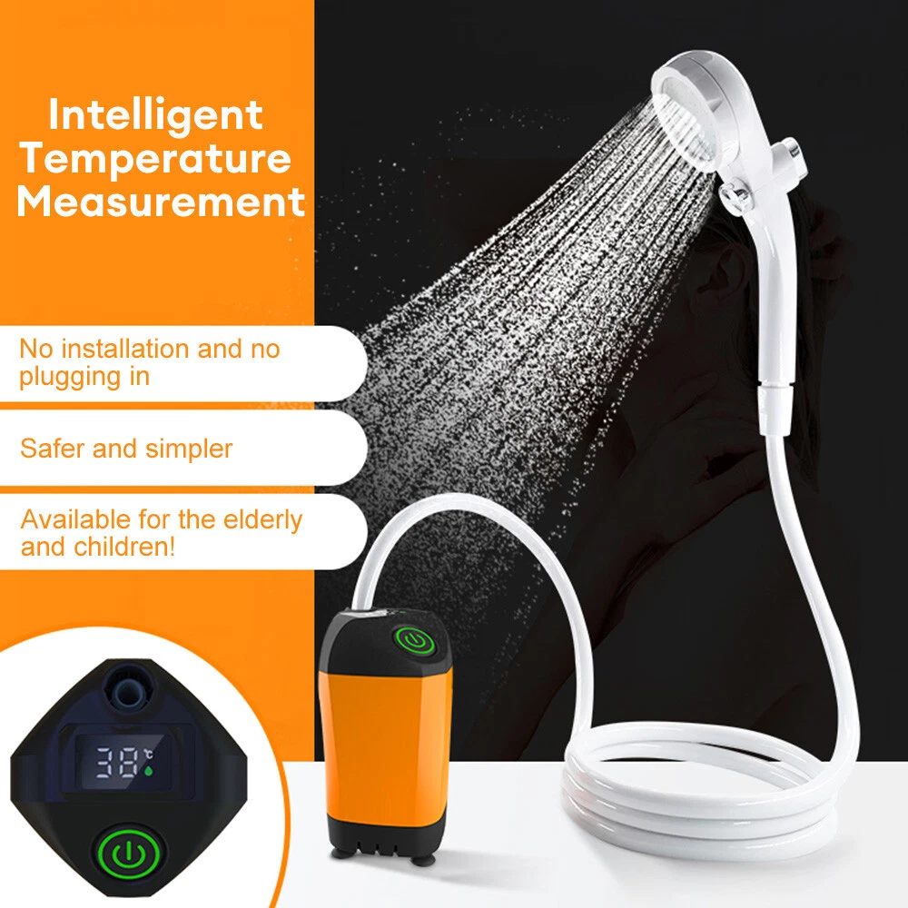 Camping Shower Portable Shower Outdoor Shower Handheld Electric Shower,Water  | eBay