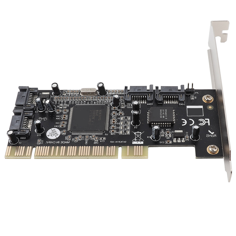 Silicon Image Sil3114 Up To1.5Gb / S PCI To 4 Card PCI Controller For ...