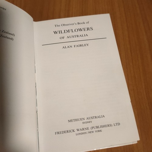 The Observers Book of Wildflowers of Australia by Alan Fairley hardcover 1st Ed - Picture 9 of 13