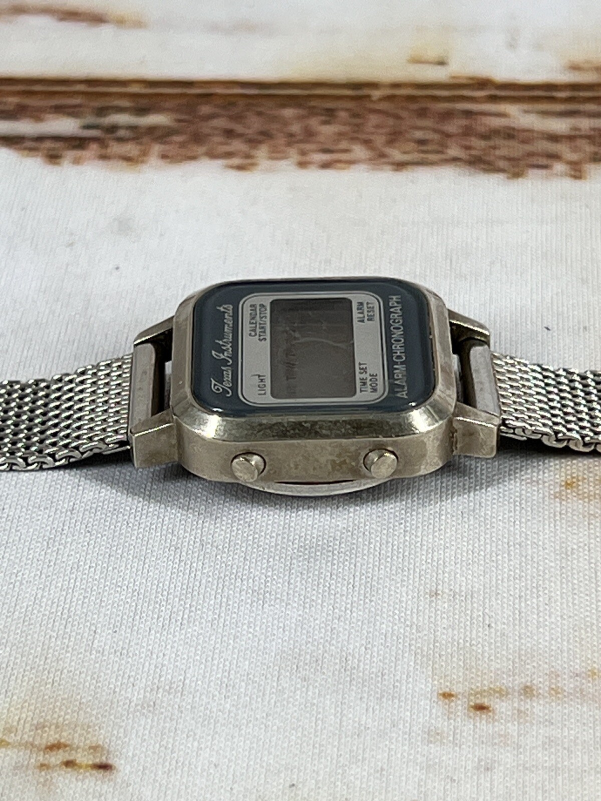 Texas Instruments Women's Digital Silver Toned Wr… - image 4