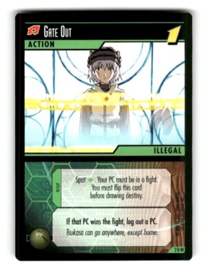 2004 Decipher .hack Enemy Trading Card Game #2U48 Gate Out | eBay
