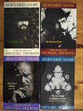 George Bernard Shaw GBS Biography Complete Set Michael Holroyd Bio Four Volumes