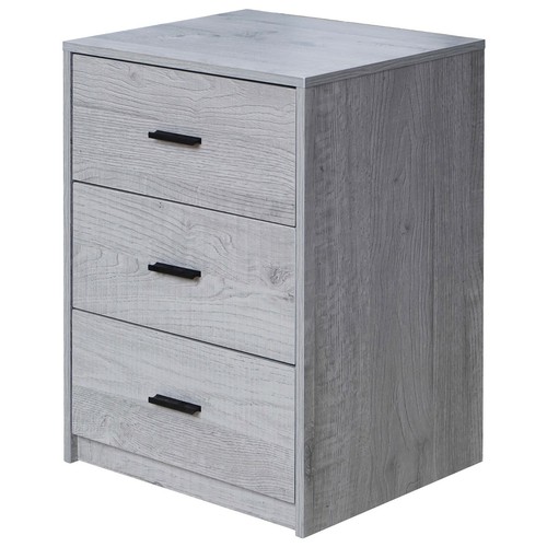 3 Drawer Wooden Bedroom Bedside Cabinet Furniture Storage Nightstand Side Table - Picture 107 of 130