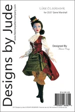 Like Clockwork Doll Clothes Sewing Pattern 15.5" Gene Marshall Ashton Drake