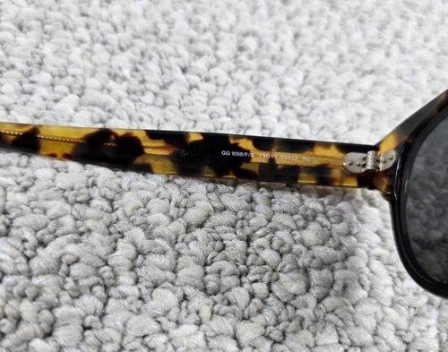 Gucci Italy Women's Tortoise Plastic Sunglasses 1098/F/S 53-22-150mm - Picture 5 of 7