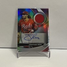 2022 Bowman Platinum Jonathan India 99/99 Platinum Pieces Auto Relics #PPAR-JI