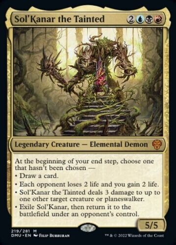 Magic the Gathering: MTG DOMINARIA UNITED SOL'KANAR THE TAINTED MYTHIC FOIL - Picture 1 of 1
