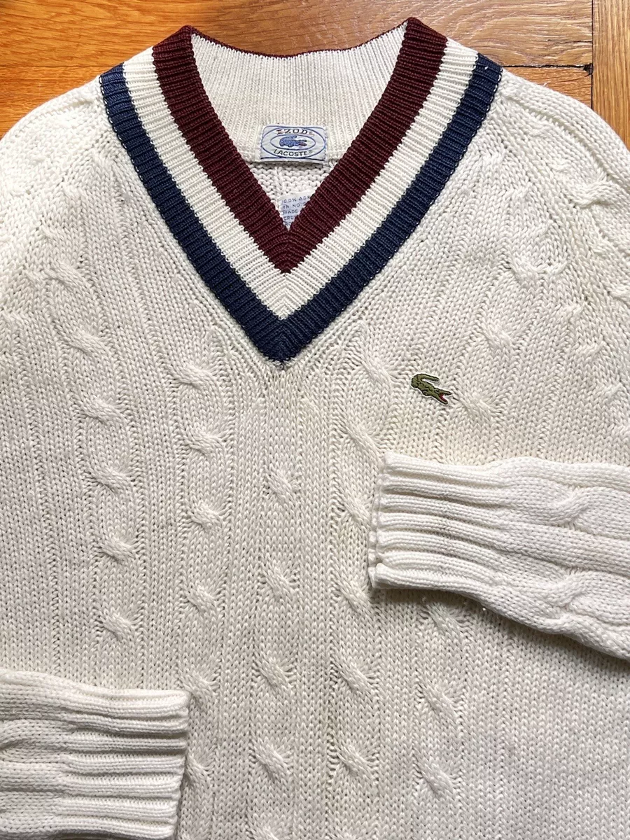 Lacoste shop cricket sweater