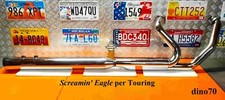 Harley Davidson collettori di scarico 2 in 1 NO CAT + Screamin Eagle x Touring