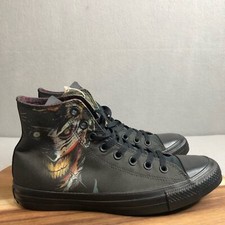 Converse NEW DC Comics Batman The Joker Black Face Old Print Mens 7 Womens 9