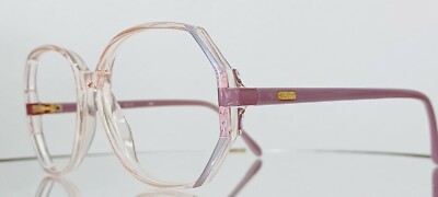 Vintage SILHOUETTE eyeglasses SPX M1789 C2112 cristal purple sz 55-13 plastic