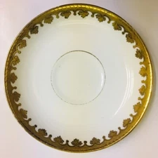 Vintage Royal Chelsea England China Tea Cup Saucer Small Plate Gold Trim 