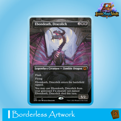 Ebondeath, Dracolich | MTG Magic | Forgotten Realms | NM | EN | Mythic