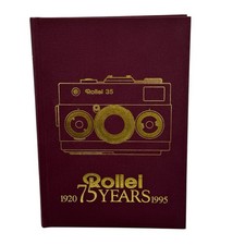 Rollei 35 Rollei 75 YEARS 1920 - 1995 Rare Limited Edition Hardcover Book NEW