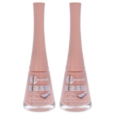 1 Seconde - 52 Jamais Saumon Vernis by Bourjois -0.3 oz - Pack of 2