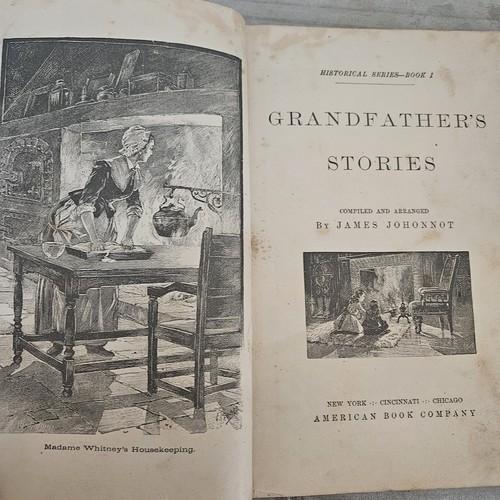 Antique 1st Edition Book A Grandfather's Stories 1889 James Johonnot - Picture 16 of 17