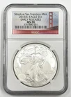 2013-S $1 American Silver Eagle NGC MS70 Struck at San Francisco Mint EARLY RLS