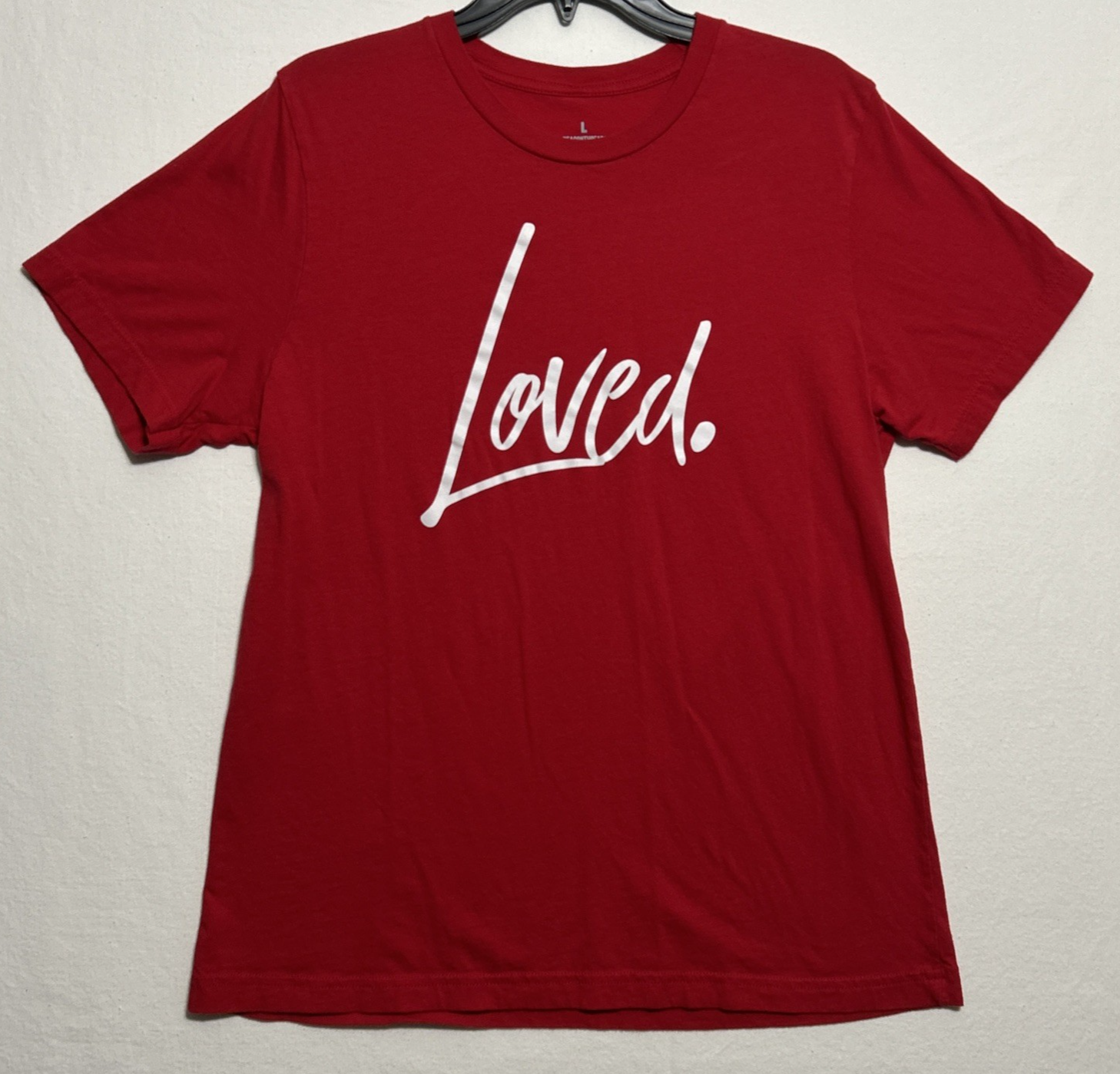 Womens Valentine's Day Red Short Sleeve T-Shirt 