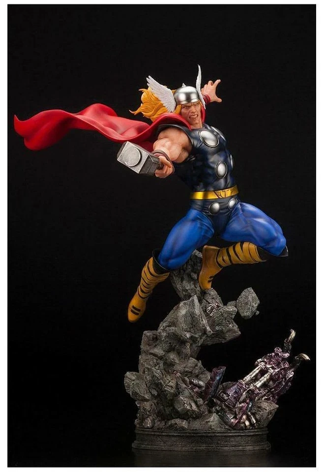 Statua di Thor Marvel Avengers della Kotobukiya serie fine art 1:6 NUOVA - Immagine 3 di 4