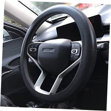 Universal Black Car Steering Wheel Cover: RPKEY 13.5 to 15 inches black