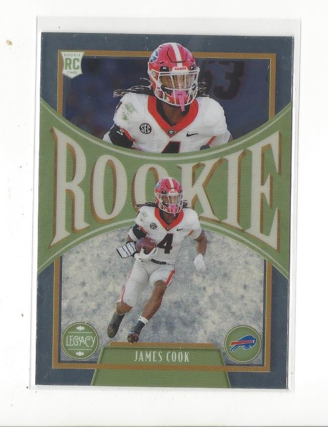 2022 Panini Legacy #200 James Cook RC Rookie Georgia Bills