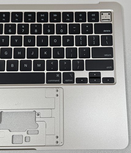 Apple MacBook Air 13" Starlight M4 2025 A3240 Keyboard Inner Top Case OEM NEW - Picture 3 of 9