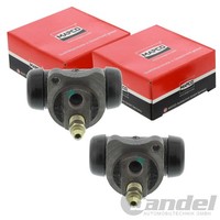 2X Mapco Radbremszylinder Hinten Passend FüR Chevrolet Matiz Spark Daewoo Matiz
