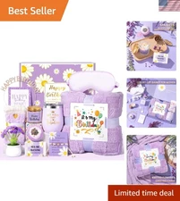 Cozy Birthday Gift Set with Blanket & Spa Essentials for Pampering Women