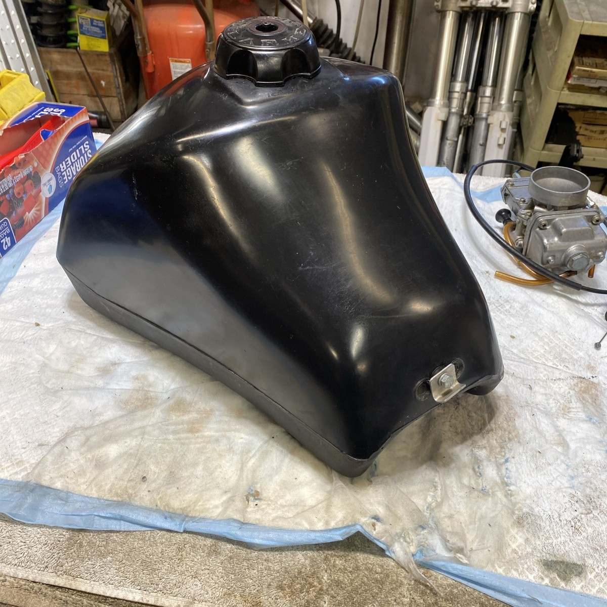 70's Clark Gas Tank , YAMAHA TT , XT , Flat Track , Fuel Tank Nice