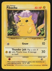 Pikachu 087/130 Base Set 2 Common