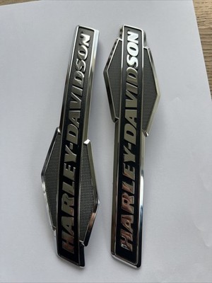 OEM Harley Davidson Touring Fuel Tank Emblems Set  14101238 & 14101239