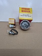 Nos Stewart Warner Water Temperature Gauge 2 With Sender D-311-hh D-362-p Nos Stewart Warner Water Temperature Gauge 2 With Sender D-311-hh D-362-p