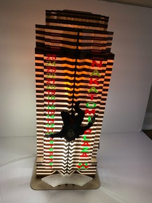 Double Sized Nakatomi Plaza Die Hard Advent Calendar windup music box 1 on top