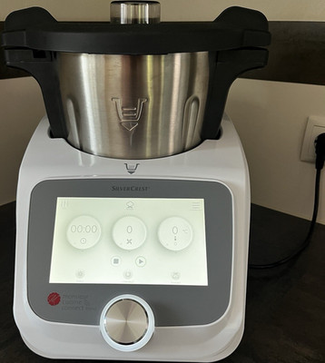 Silvercrest Monsieur Cuisine Connect Trend SKMC 1200 F6 Küchenmaschine mit Zube 